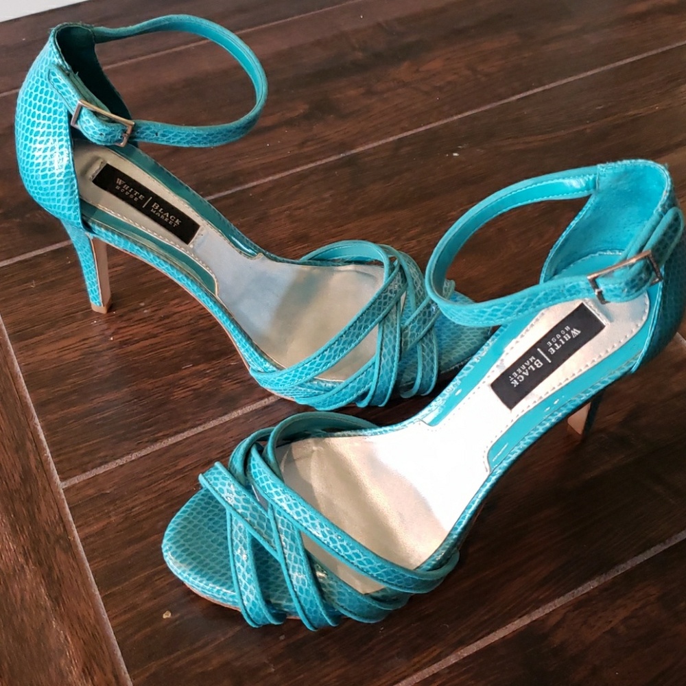 Turquoise shoes